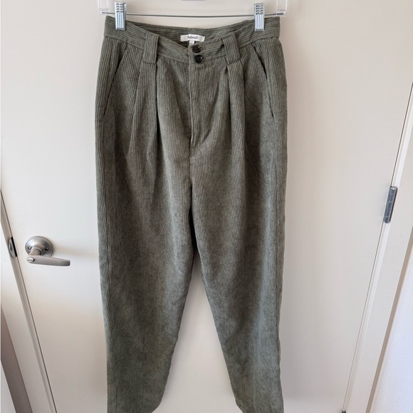 Madewell Pants - Madewell Corduroy High Rise Tapered Pants